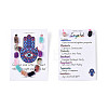 Natural Sodalite & Rhodonite & Prehnite & Amethyst & Rose Quartz & Flower Amazonite & Sunstone Beads Strands G-N358-02A-01-6