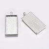 Alloy Pendant Cabochon Settings PALLOY-2418-P-LF-2
