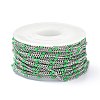 304 Stainless Steel Enamel Curb Chains CHS-P013-01P-10-3