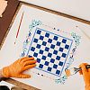 Large Plastic Reusable Drawing Painting Stencils Templates DIY-WH0172-562-5