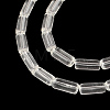 Transparent Glass Bead Strands GLAA-R162-10x4-09-1