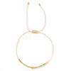 Glass Seed Bead Braided Bracelets for Women AW0420-4-1