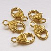 Tibetan Style Heart Lobster Claw Clasps K08Y0012-1