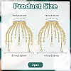 2Pcs Iron Rhinestone Glass Wine Glass Charms HJEW-OC00383-2