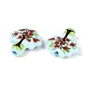 Printed Opaque Acrylic Beads OACR-N152-11B-2