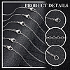 Unicraftale Classic Plain 304 Stainless Steel Mens Womens Cable Chain Necklaces STAS-UN0003-37P-5