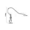 Tarnish Resistant 304 Stainless Steel Earring Hooks LS-X-STAS-S111-007-3