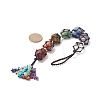 Chakra Gemstone Beads Pendant Decoration HJEW-JM00957-2