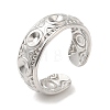 Non-Tarnish 304 Stainless Steel Open Cuff Rings RJEW-K245-69P-3