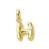 Rack Plating Brass with ABS Plastic Pearl European Dangle Charms KK-G501-02H-G-1