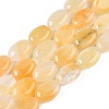 Natural Topaz Jade Beads Strands G-M206-37-4