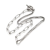 Non-Tarnish 304 Stainless Steel Chain Necklaces NJEW-JN02767-4