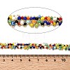 Handmade Glass Seed Beaded Cluster Chains CHC-K017-05G-3