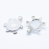 Natural Quartz Crystal Pendants G-G759-B19-2