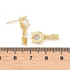 Brass Micro Pave Cubic Zirconia Dangle Stud Earrings EJEW-F405-24G-02-3