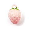 Opaque Resin Imitation Fruit Pendants RE-CBAE54B-02A-1