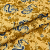 Dragon Pattern Cotton Fabric DIY-WH0579-96C-1