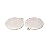 Non-Tarnish 304 Stainless Steel Pendants STAS-A074-03L-P-3