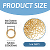 20g Brass Open Jump Rings FIND-TA0010-69C-G-4