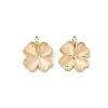 Brass Micro Pave Cubic Zirconia Pendants KK-G557-28KCG-02-1