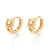 Brass Hoop Earrings EJEW-N063-05G-1