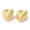 Rack Plating Brass Stud Earrings EJEW-B062-31G-1