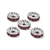 304 Stainless Steel Rhinestone Spacer Beads RB-CBA18B7-01P-05-1