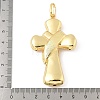 Cross Brass Big Pendants KK-M327-07C-G-3