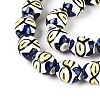 Handmade Porcelain Ceramic Beads Strands PORC-T135-07C-3