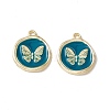 Alloy Enamel Pendants ENAM-G206-01KCG-04-2