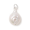 Natural Keshi Pearl Pendants PALLOY-JF04811-02-3