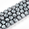 Baking Paint Glass Beads Strands DGLA-N003-10mm-A06-1