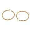 PVD Vacuum Plating 201 Stainless Steel Hoop Earrings EJEW-I309-62D-G-2