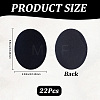 22Pcs Flocking Cloth Fabric Appliques Iron On Patches DIY-CY0003-76A-2
