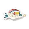 Brass Enamel Pendants KK-Z153-06G-02-1