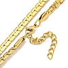 Ion Plating(IP) 304 Stainless Steel Chain Necklaces NJEW-R266-08G-1