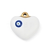 304 Stainless Steel Enamel Pendants STAS-Q350-19G-2