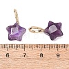 Natural Amethyst Pendants GG-CBAE2A3-02G-02-3