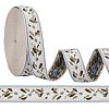 10 Yards Vintage Jacquard Polyester Ribbon OCOR-PH0008-09-1