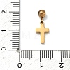 304 Stainless Steel Pendants STAS-K323-01G-G-3