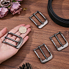 4Pcs Alloy Single Prong Roller Buckles FIND-CL0002-11-3