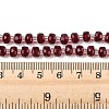 Transparent Glass Beads Strands X-GLAA-P076-01A-04-4