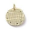 Brass Micro Pave Cubic Zirconia Pendants ZIRC-G157-03C-01G-2