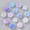 Frosted Transparent Acrylic Beads X-OACR-N137-72K-2