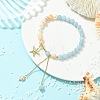 304 Stainless Steel/Alloy Charm Bracelets BJEW-JB13982-3
