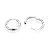 304 Stainless Steel Hoop Earrings STAS-T074-22P-2