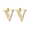 Real 14K Gold Plated 304 Stainless Steel Pendants STAS-L022-157G-V-1