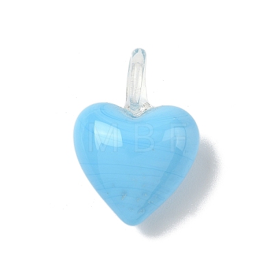Christmas Handmade Lampwork Pendants LAMP-L081-01H-1