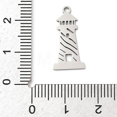 201 Stainless Steel Pendants STAS-Q341-03P-1