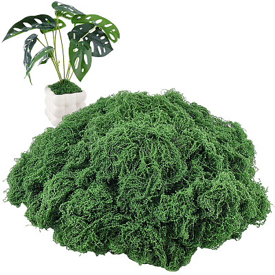 Polyester Artificial Moss DIY-CN0003-92B-1
